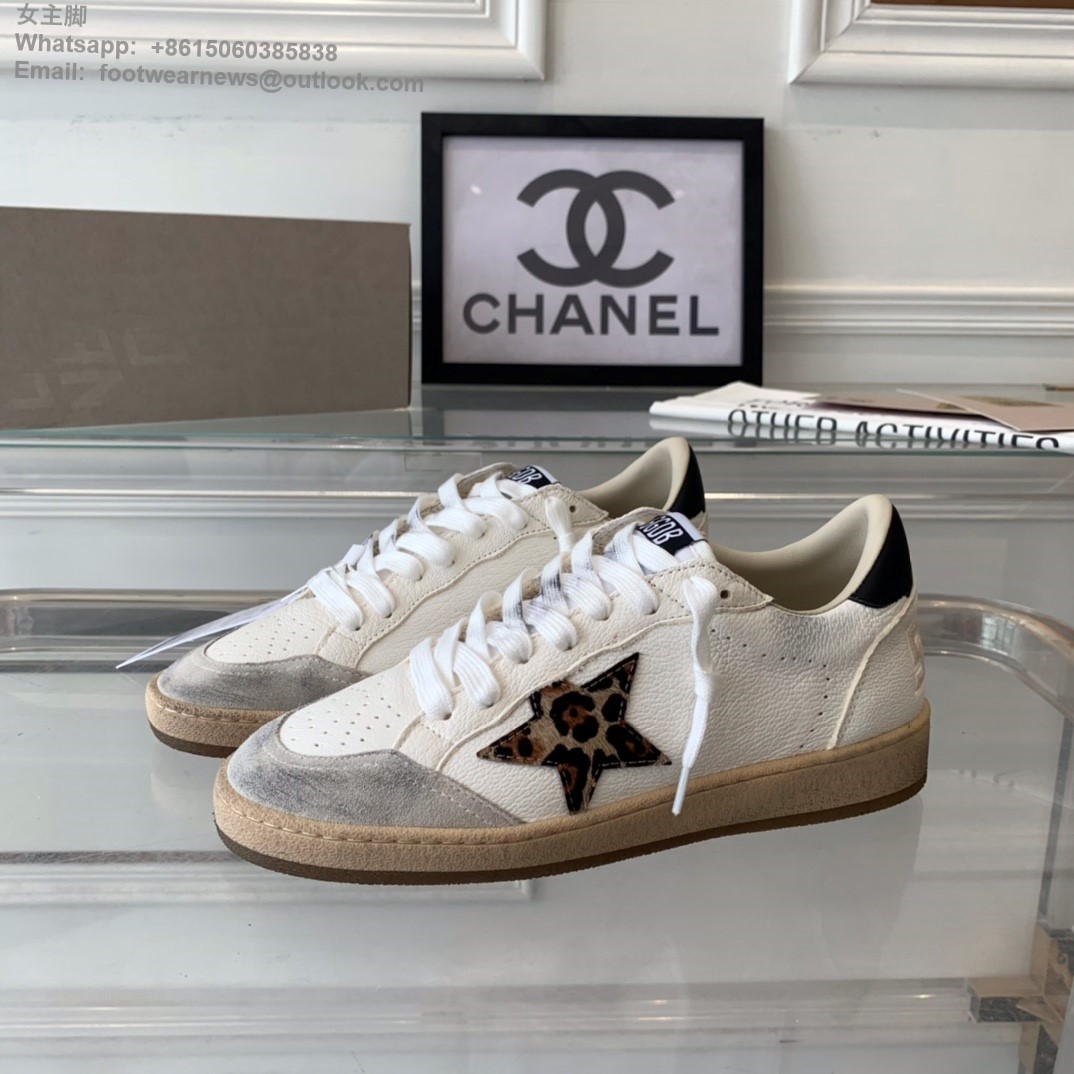GOLDEN GOOSE ball star sneakers GGDB Women Sneaker Shoes leopard