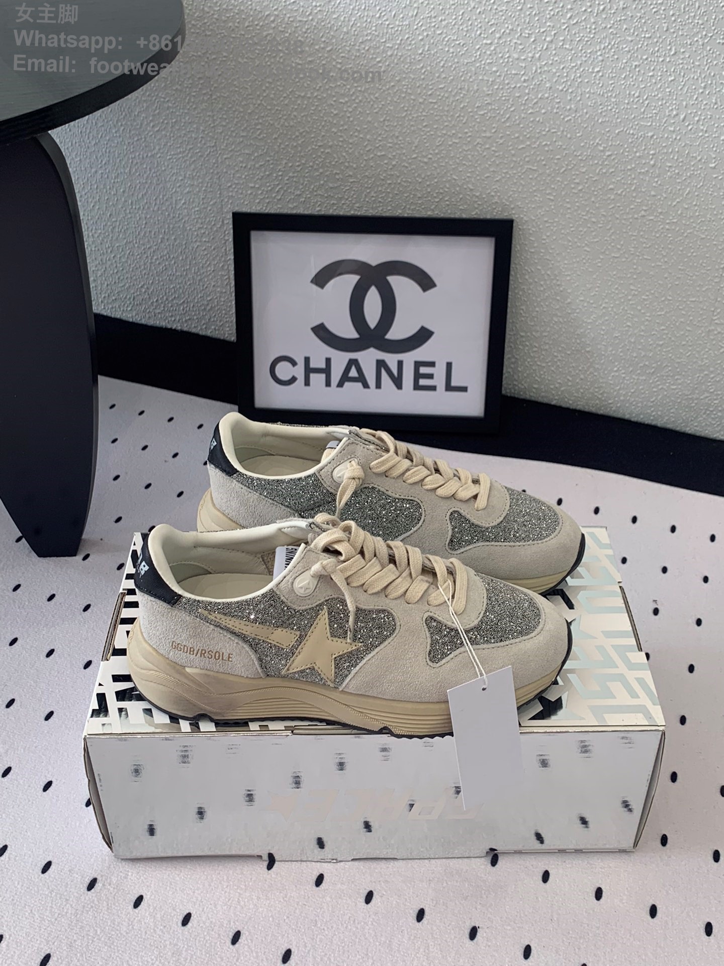 GOLDEN GOOSE Rsole Dad-Star Running Trainers GGDB Women Sneaker Shoes