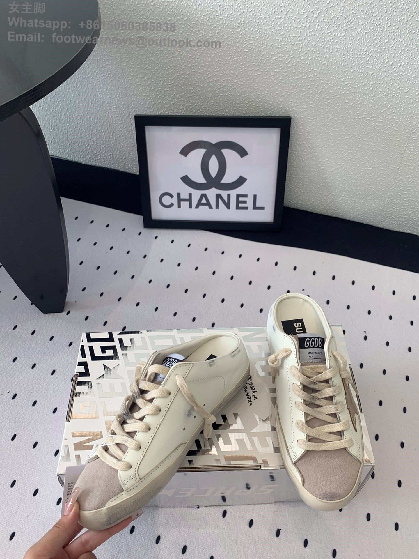 GOLDEN GOOSE Ball star Sabot Slip-On Low top sneakers GGDB Women Shoes Slipper