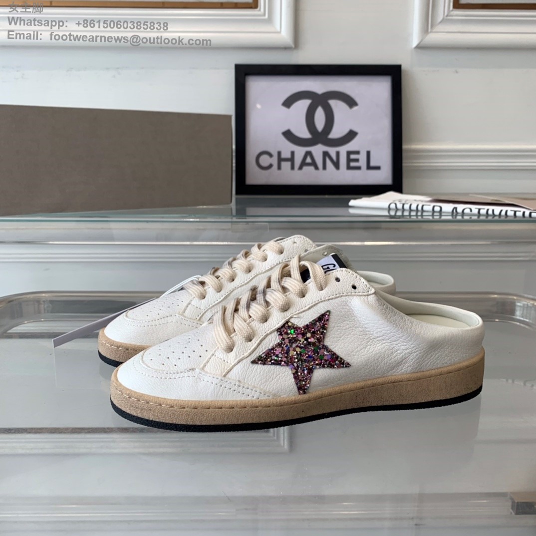 GOLDEN GOOSE Ball star Sabot Slip-On Low top sneakers GGDB Women Shoes Slipper