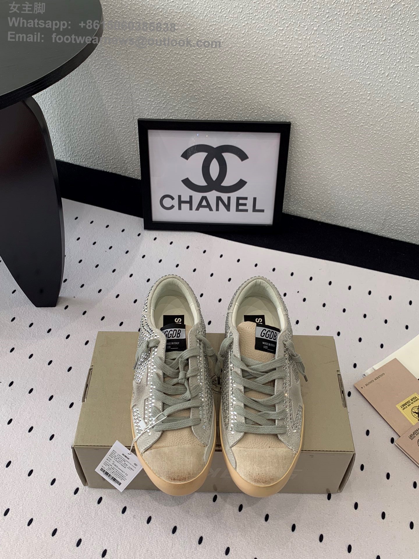 GOLDEN GOOSE super star Low top sneakers GGDB Women Shoes crystal