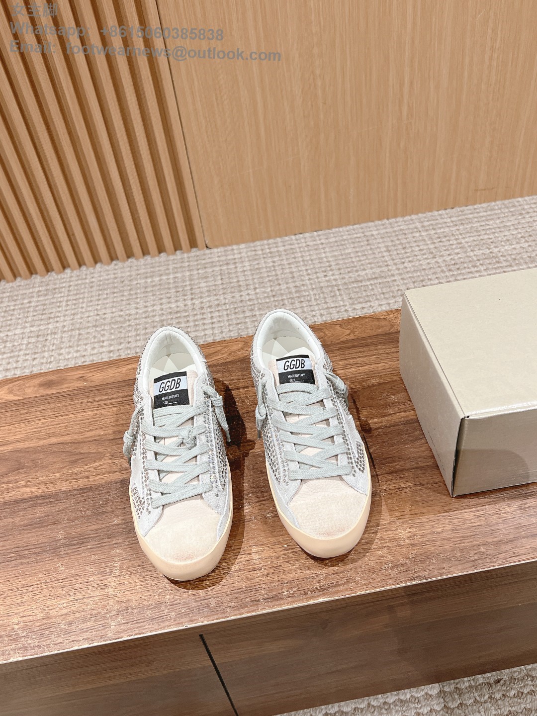 GOLDEN GOOSE super star Low top sneakers GGDB Women Shoes crystal diamond