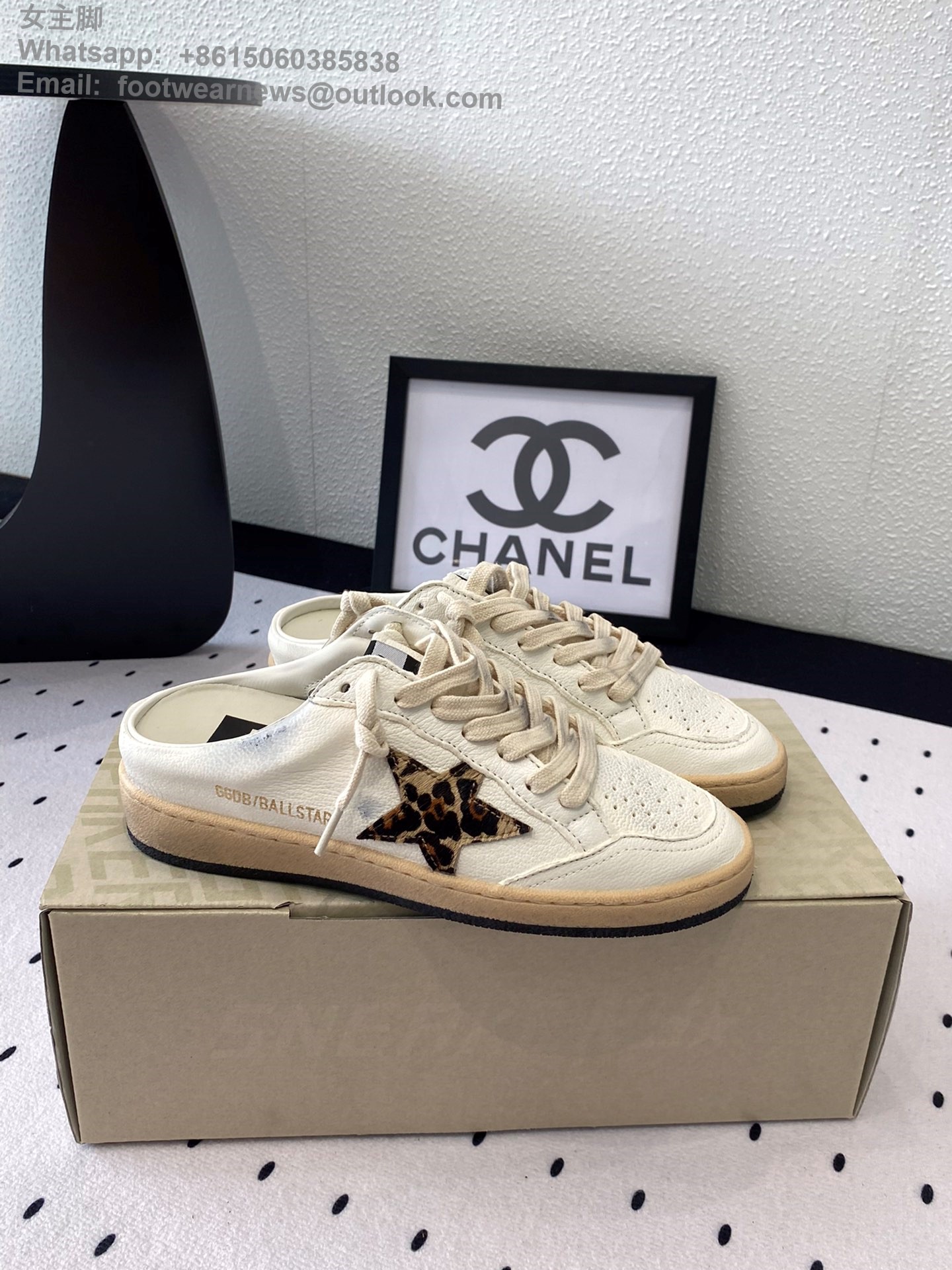 GOLDEN GOOSE Ball star Sabot Slip-On Low top sneakers GGDB Women Shoes Slipper