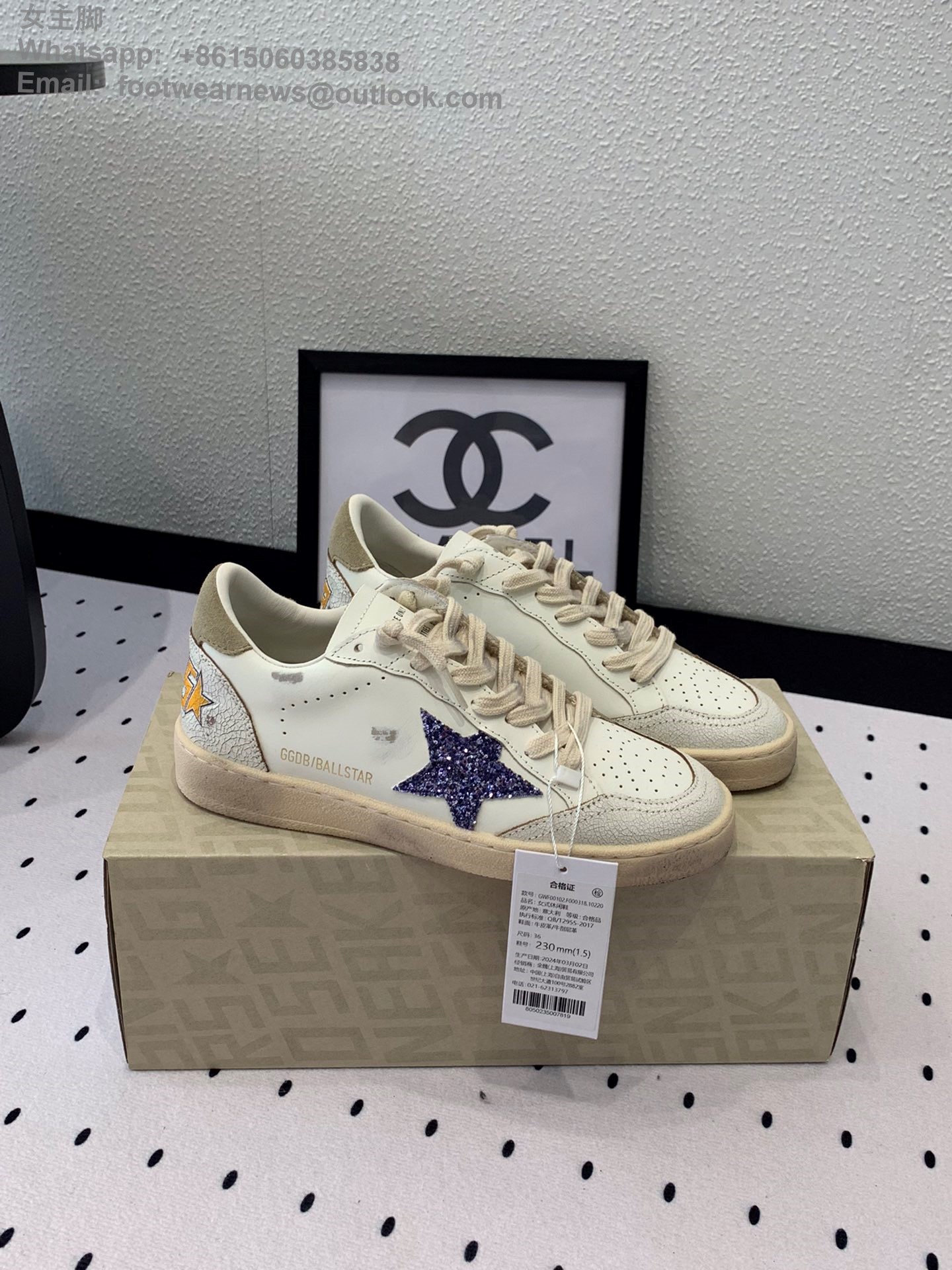 GOLDEN GOOSE Ball star Low top sneakers GGDB Women Shoes