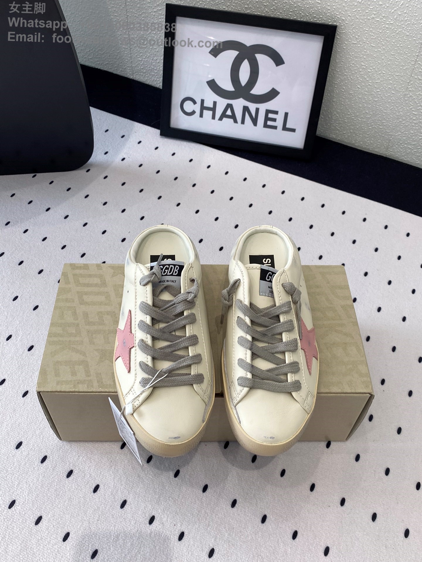 GOLDEN GOOSE Ball star Sabot Slip-On Low top sneakers GGDB Women Shoes Slipper