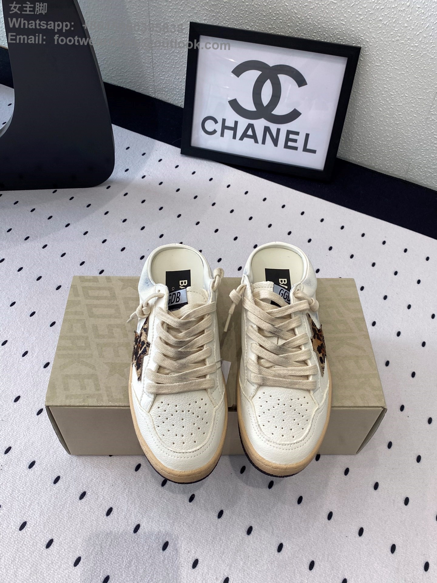 GOLDEN GOOSE Ball star Sabot Slip-On Low top sneakers GGDB Women Shoes Slipper