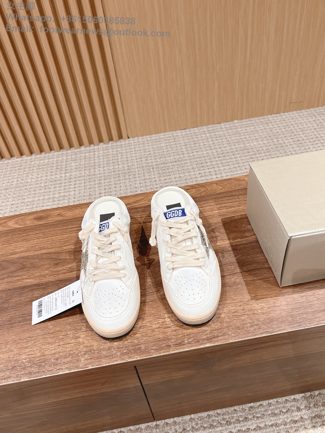 GOLDEN GOOSE ball star Sabot Slip-On Low top sneakers GGDB Mens Women Shoes Slipper