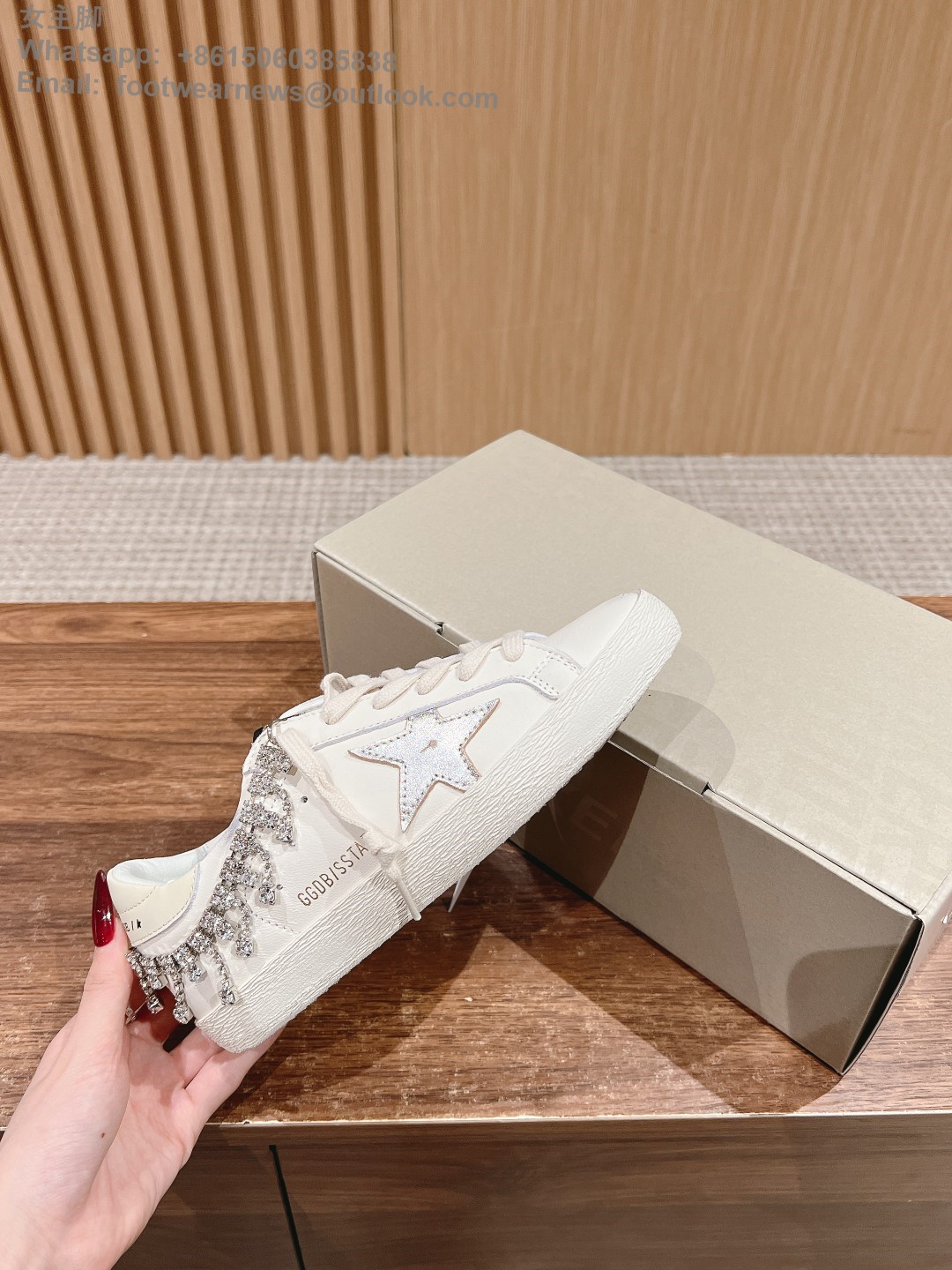 Golden Goose super star Low Top canvas Sneakers GGDB Women Shoes diamond crystal