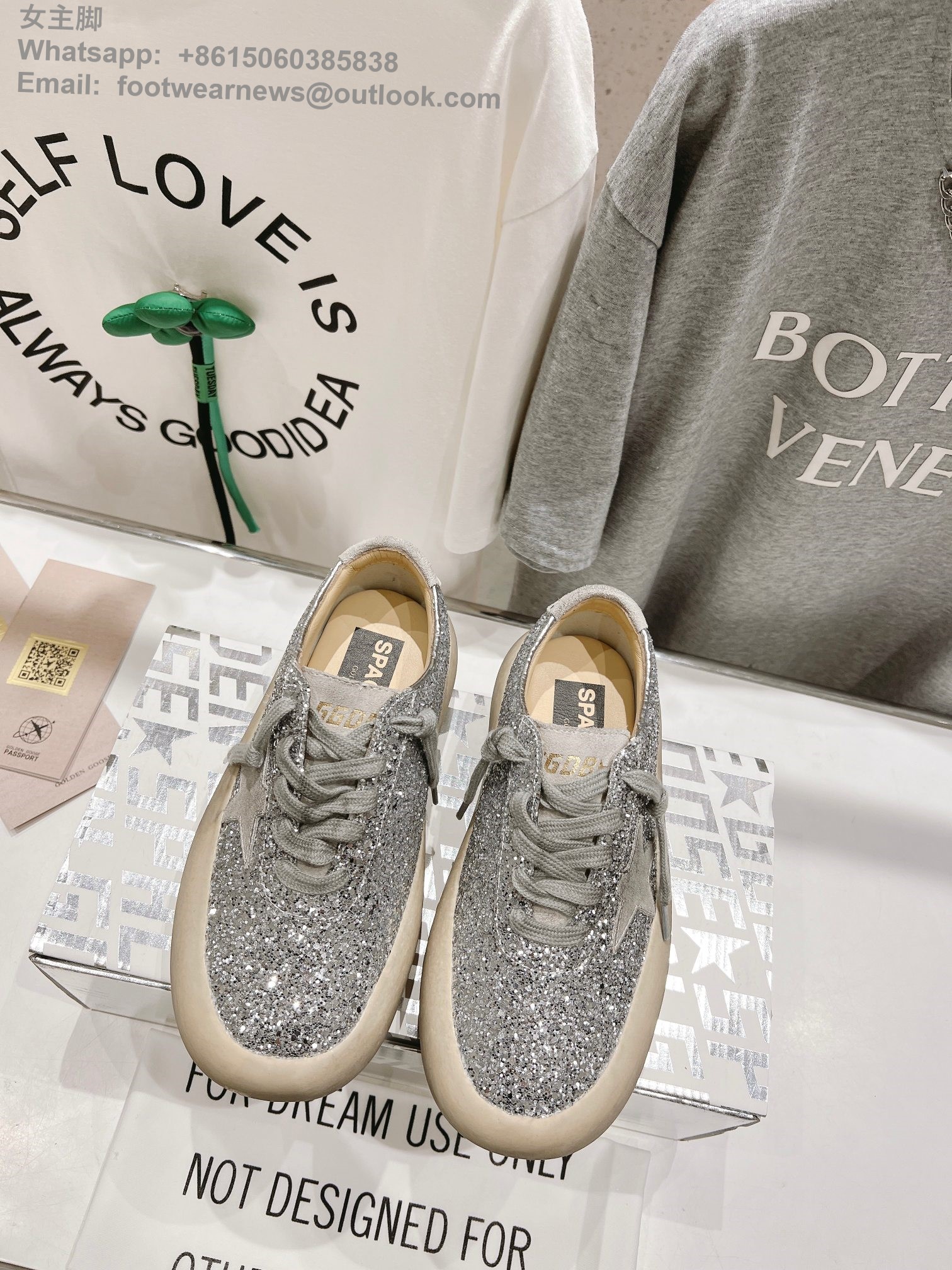 Golden Goose Space star Sneakers GGDB Women Shoes glitter