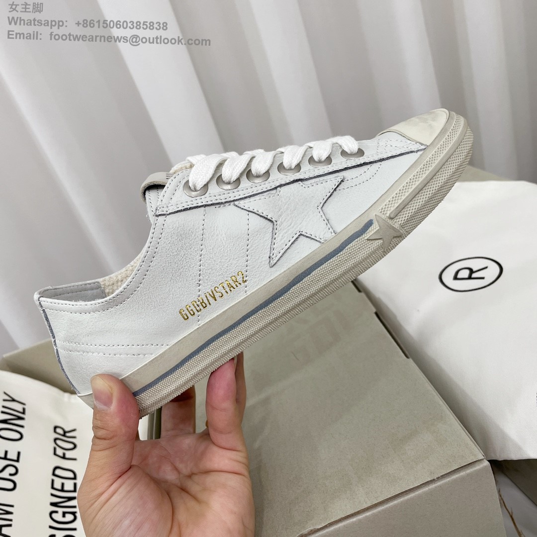 GOLDEN GOOSE vstar2 Low top sneakers GGDB Mens Women Shoes
