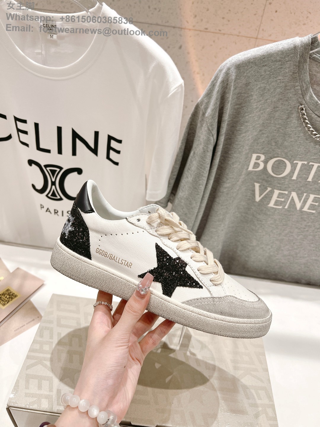 GOLDEN GOOSE ballstar Low top sneakers GGDB Mens Women Shoes