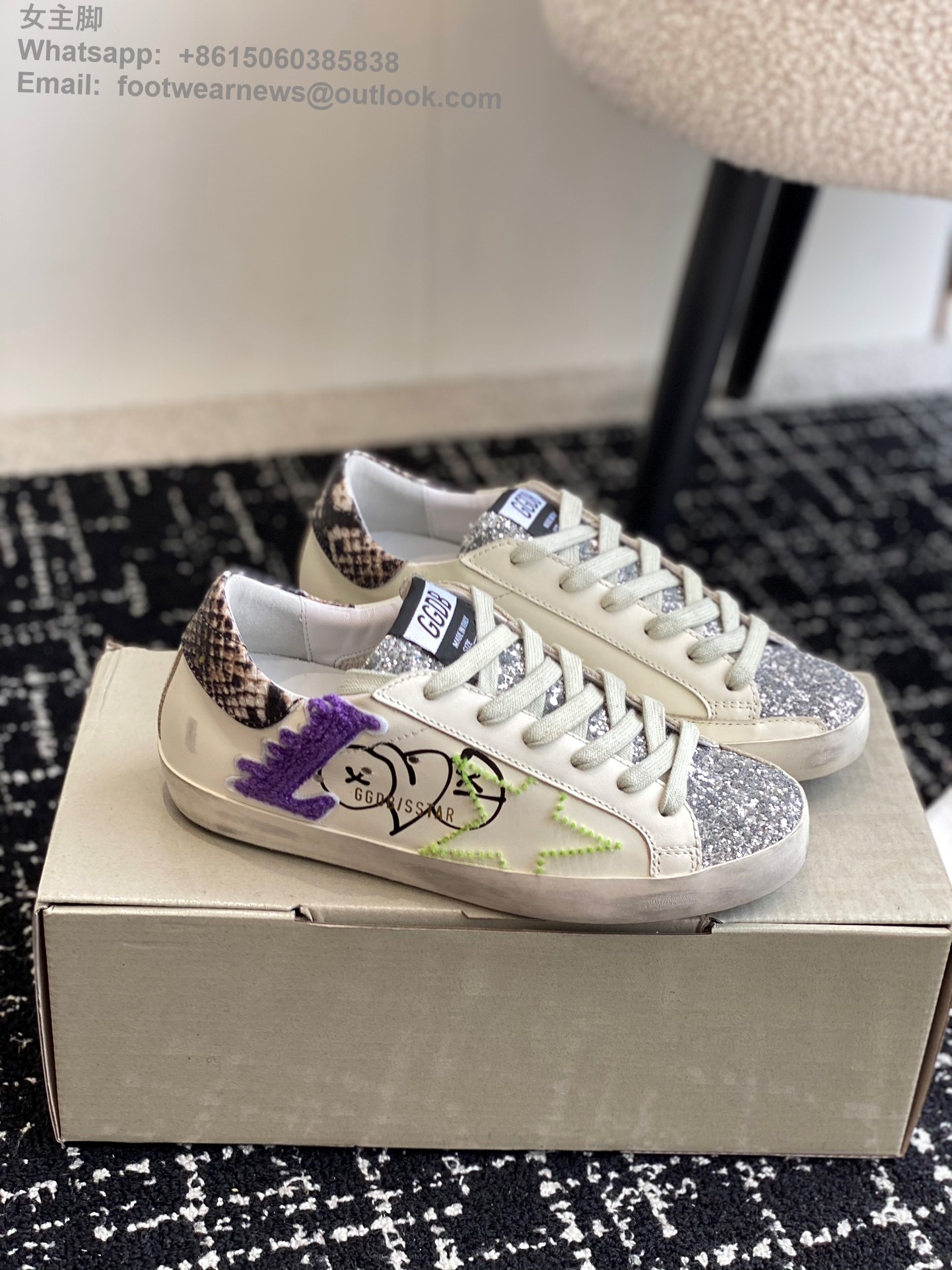 Golden Goose super star Low Top canvas Sneakers GGDB Women Shoes