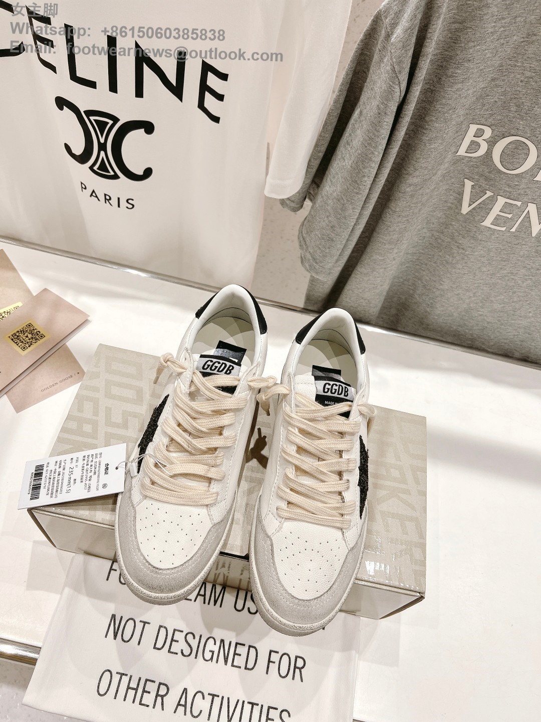 GOLDEN GOOSE ballstar Low top sneakers GGDB Mens Women Shoes