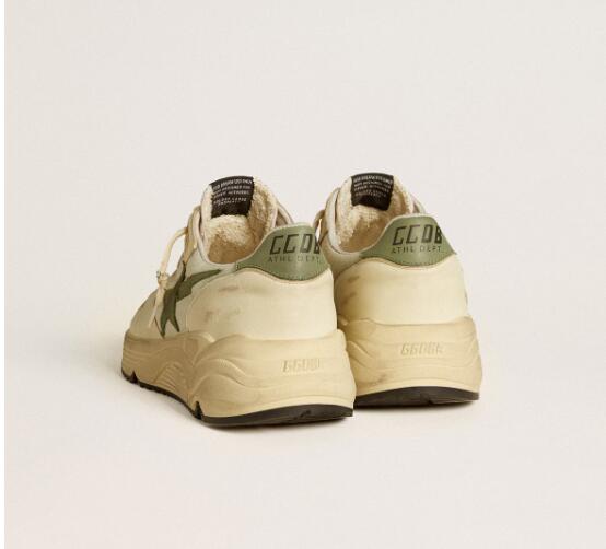 Golden Goose GGDB Mens Sneaker Shoes Running Sole LTD in nylon and nappa with nubuck star and heel tab