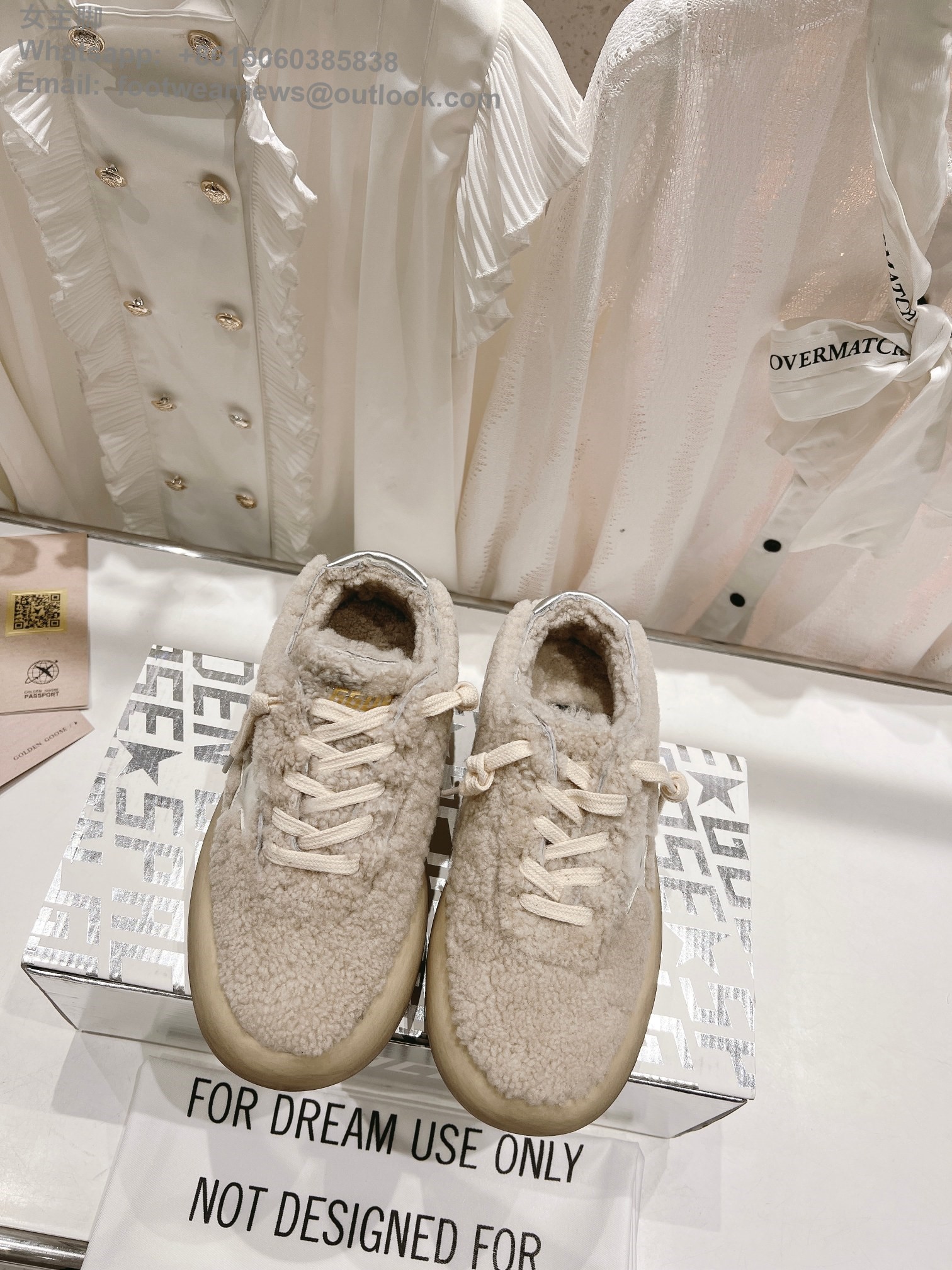 Golden Goose Space star Sneakers GGDB Women Shoes Shearling fur