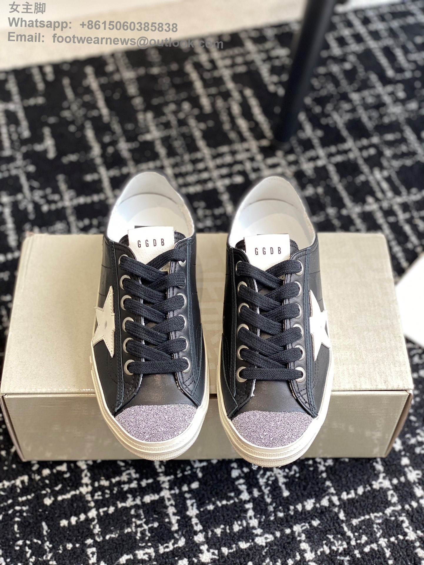 Golden Goose vstar2 Low Top canvas Sneakers GGDB Women Shoes