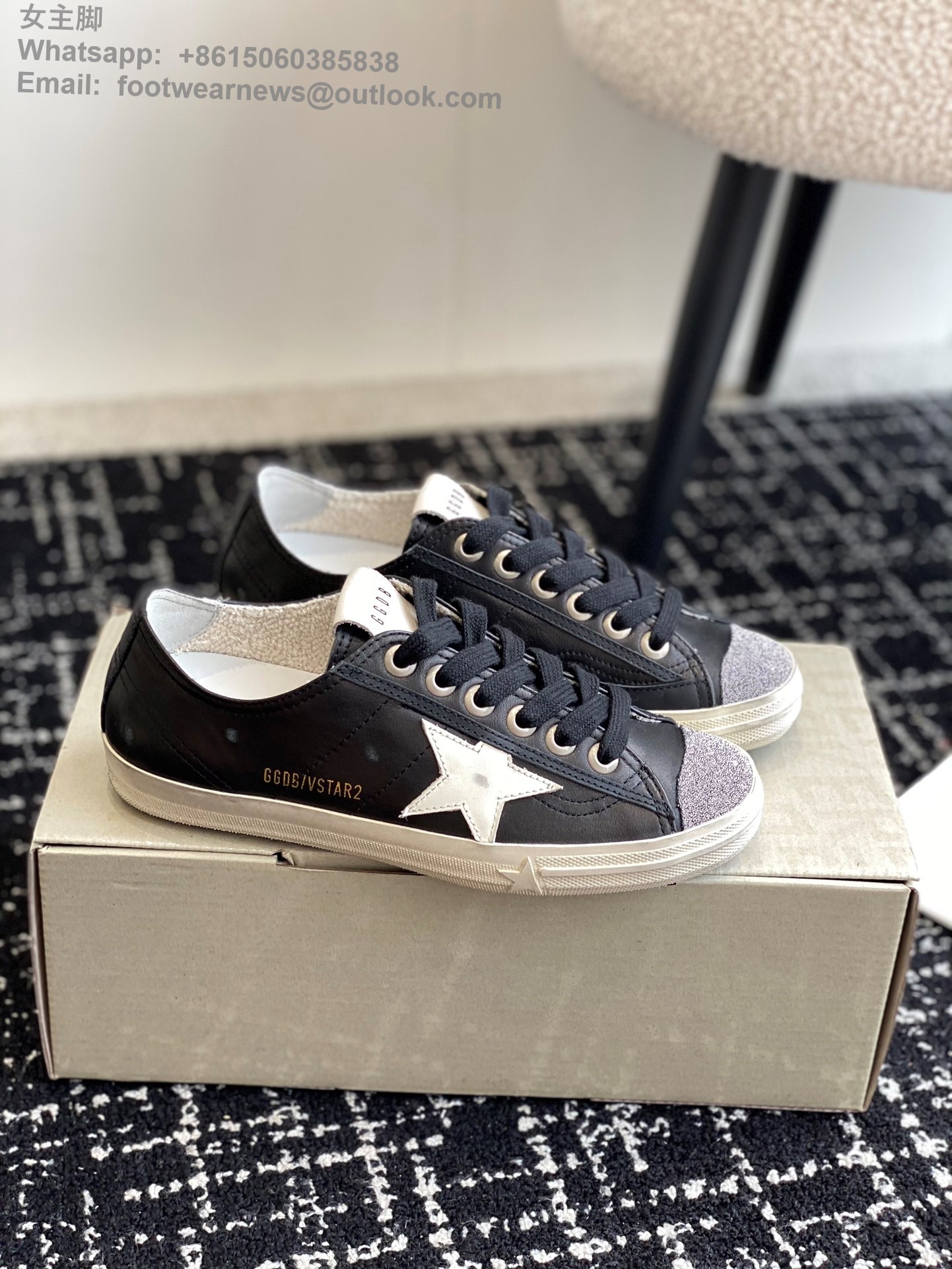 Golden Goose vstar2 Low Top canvas Sneakers GGDB Women Shoes