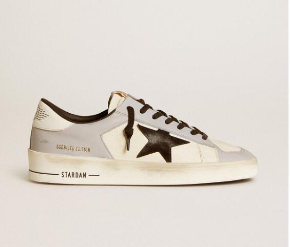 Golden Goose GGDB Mens Sneaker Shoes Stardan LTD in nappa and leather with suede star and leather heel tab
