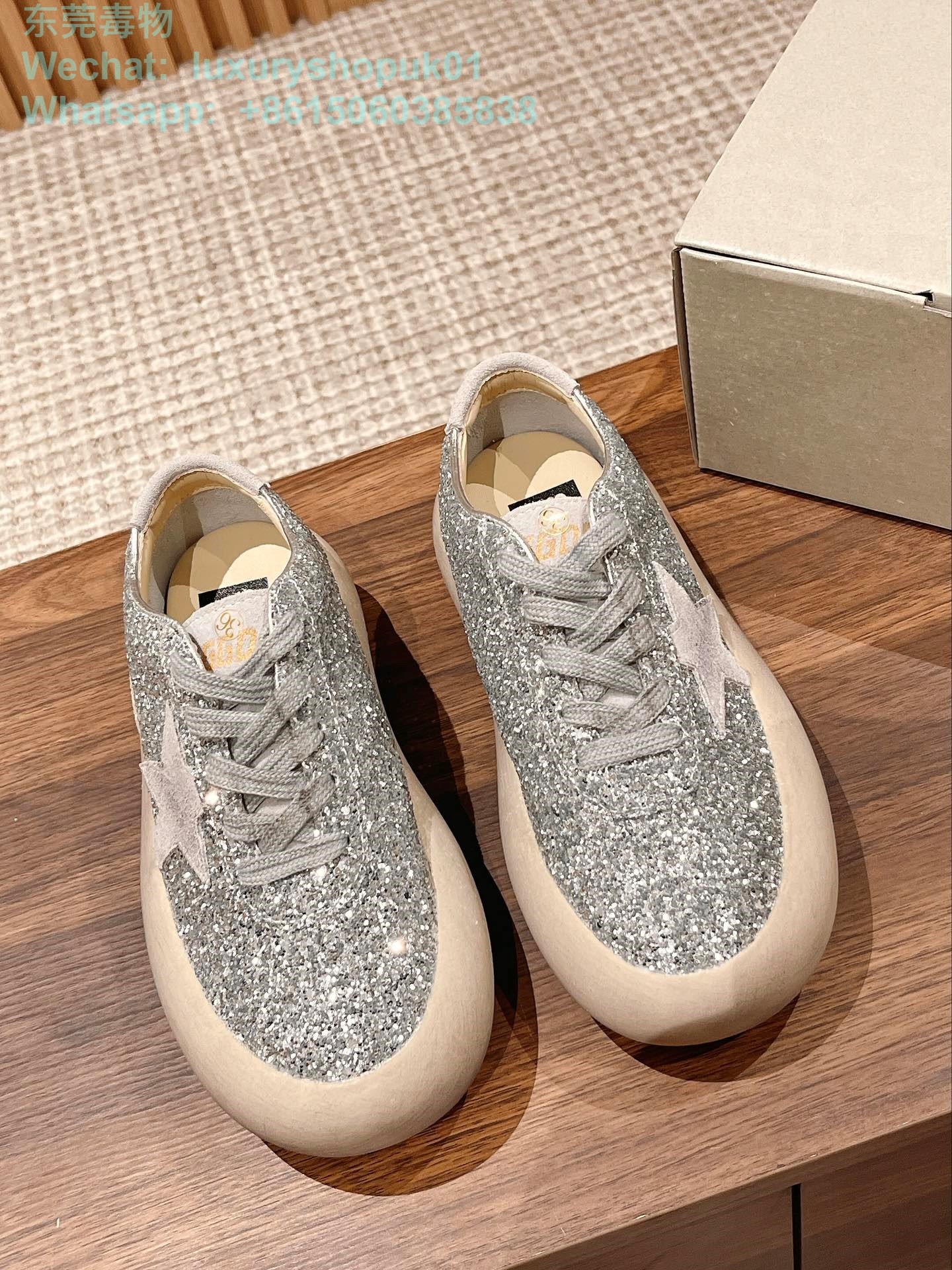 Golden Goose Space star GGDB Women Sneaker Shoes glitter