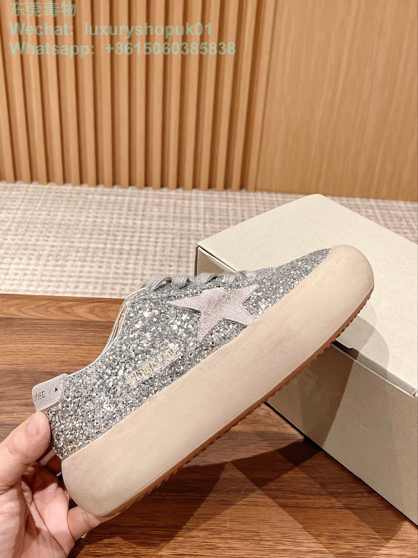 Golden Goose Space star GGDB Women Sneaker Shoes glitter