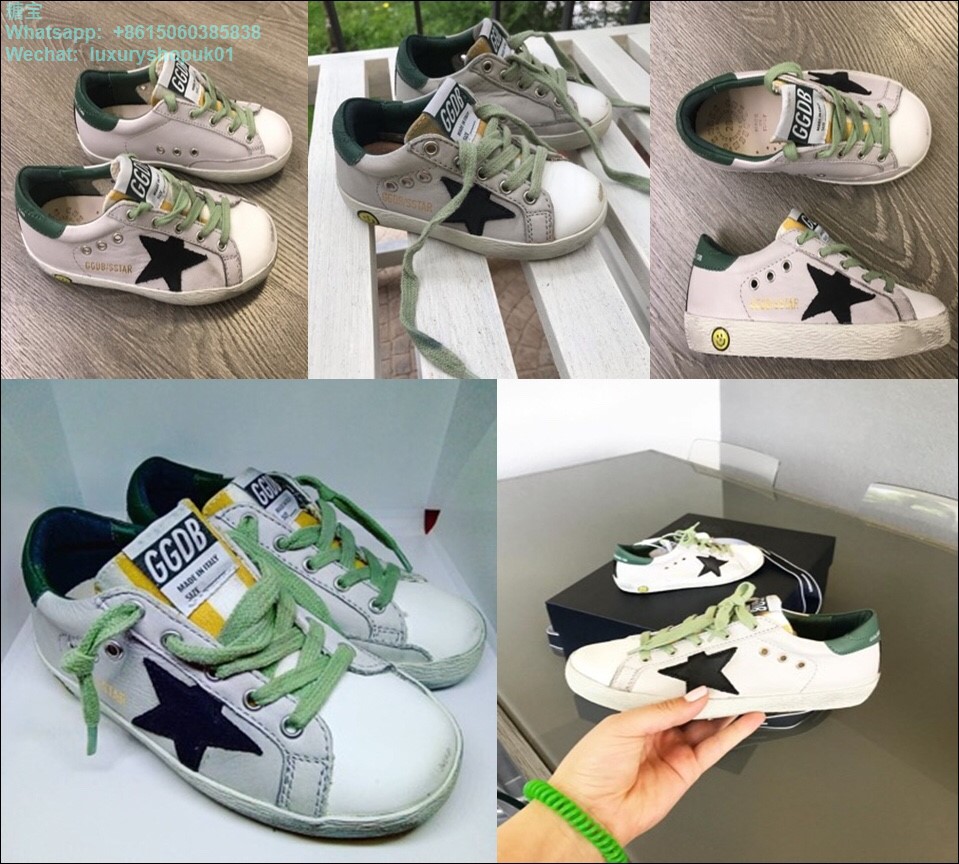 Kids Golden Goose Old School Young edt Superstar GGDB Sneaker children youth Boy Girl Shoes