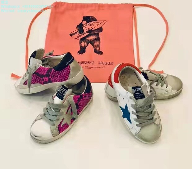 Kids Golden Goose Old School Young Velcro straps edt Superstar GGDB Sneaker children youth Boy Girl Shoes