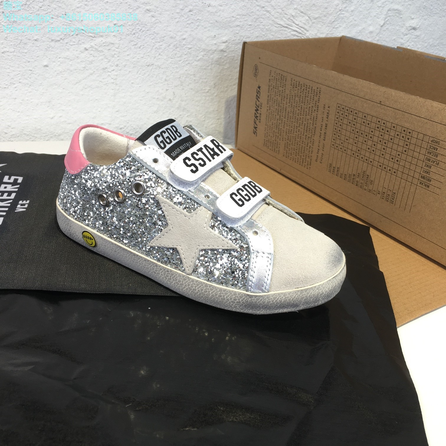 Kids Golden Goose Old School Young edt Superstar GGDB Sneaker children youth Boy Girl Shoes