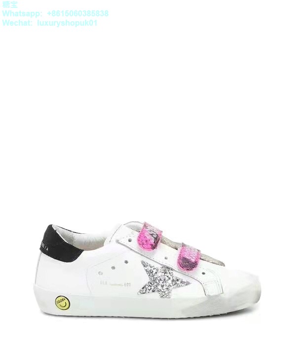 Kids Golden Goose Old School Young Velcro straps edt Superstar GGDB Sneaker children youth Boy Girl Shoes