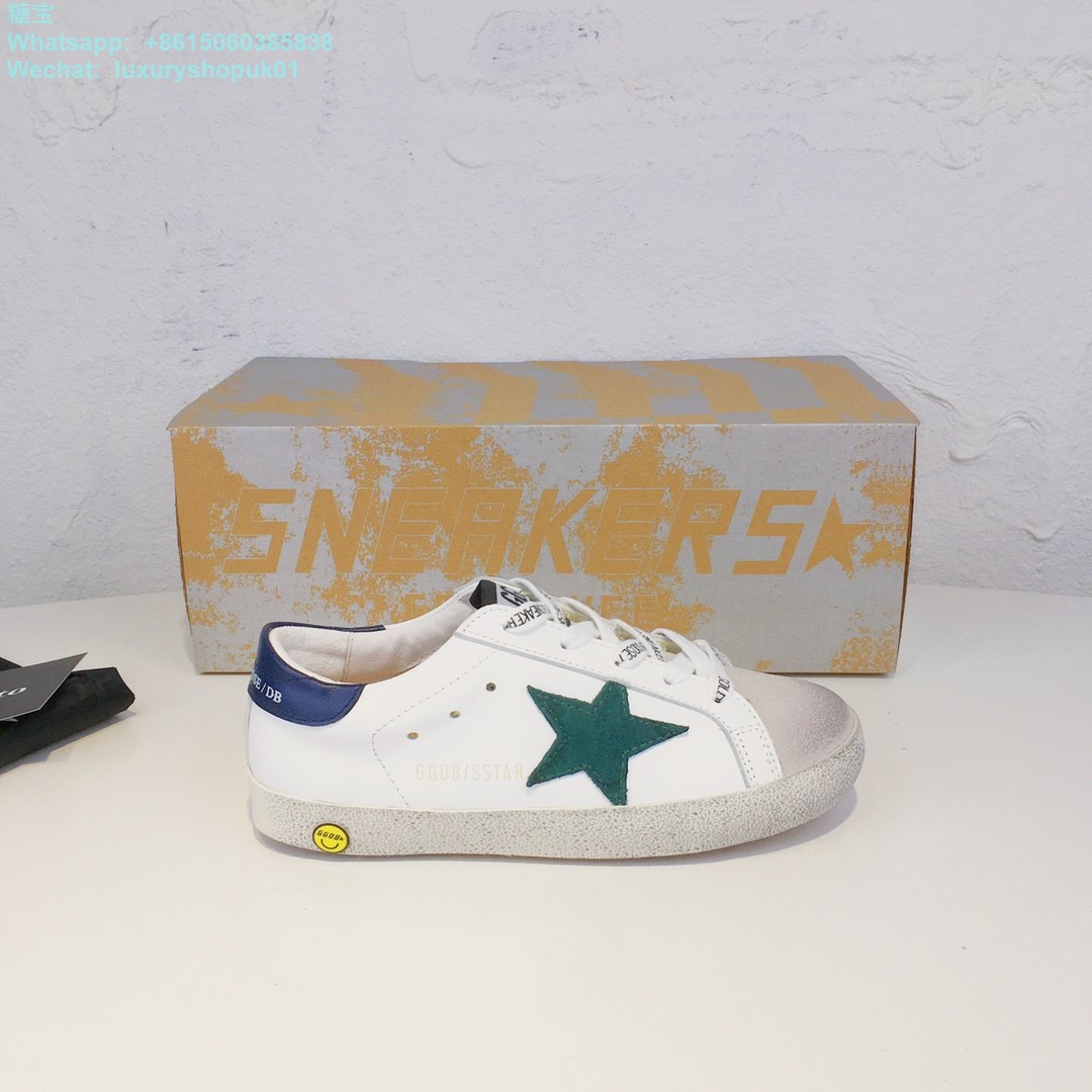 Kids Golden Goose Old School Young edt Superstar GGDB Sneaker children youth Boy Girl Shoes