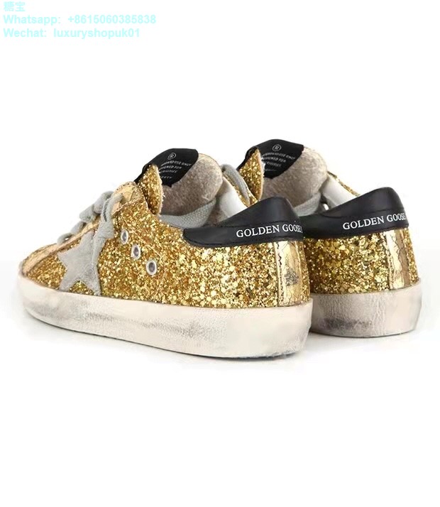 Kids Golden Goose Old School Young Velcro straps edt Superstar GGDB Sneaker children youth Boy Girl Shoes