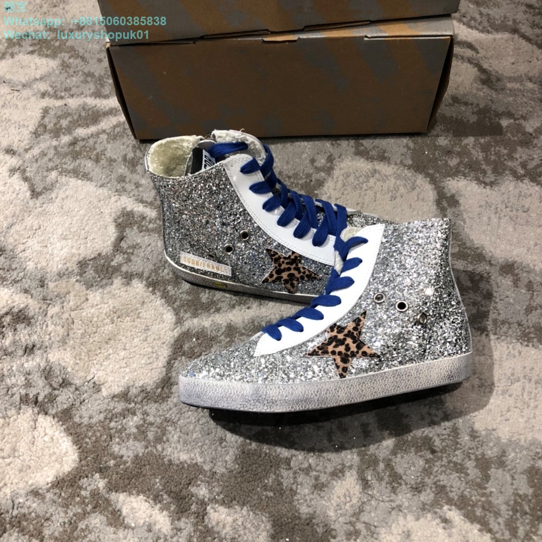 Kids Golden Goose Glitter High tops Old School Young Superstar GGDB Sneaker children youth Boy Girl Shoes