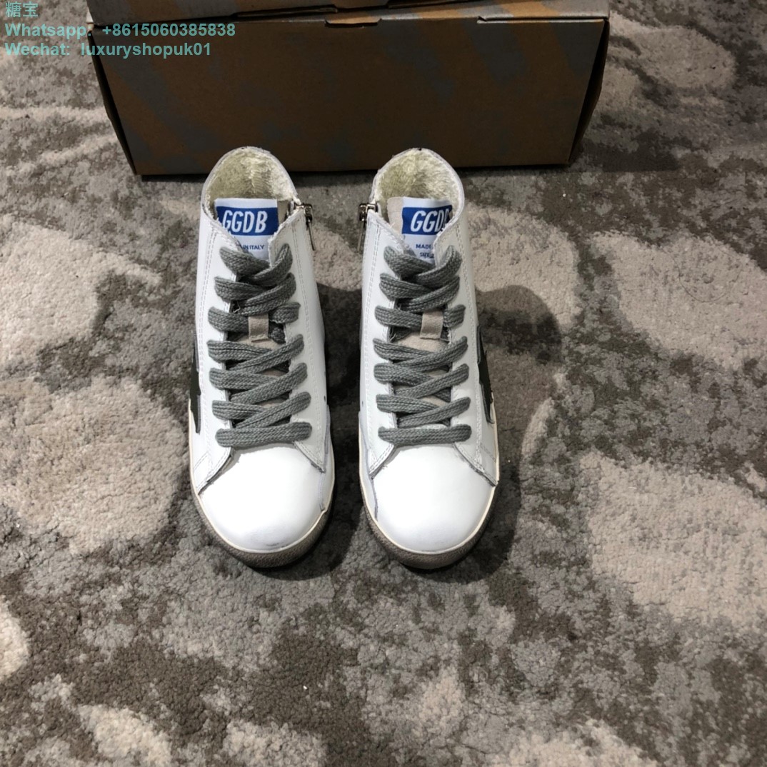 Kids Golden Goose Francy High tops Old School Young Superstar GGDB Sneaker children youth Boy Girl Shoes