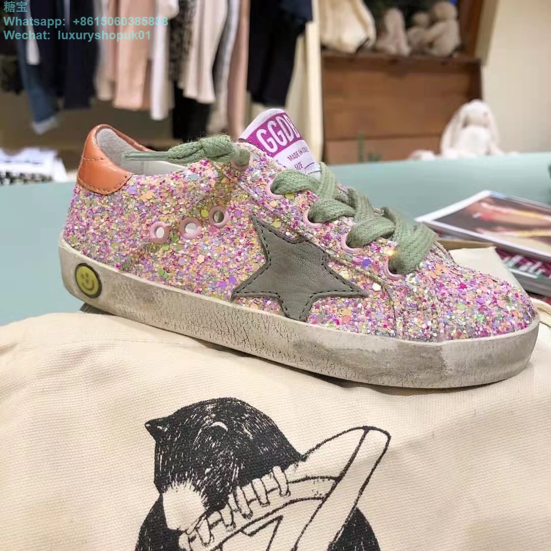 Kids Golden Goose Old School Young edt Superstar GGDB Sneaker children youth Boy Girl Shoes
