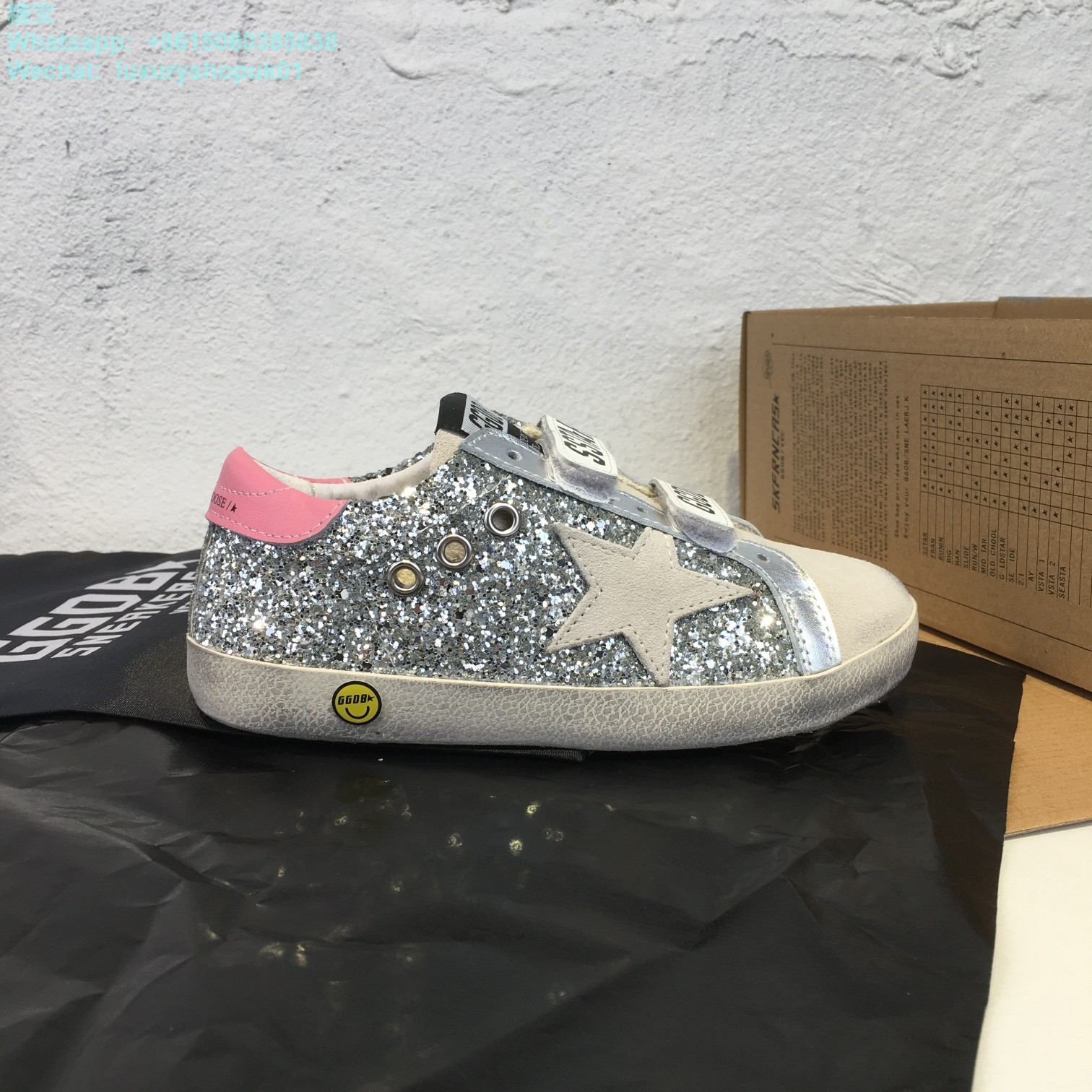 Kids Golden Goose Old School Young edt Superstar GGDB Sneaker children youth Boy Girl Shoes
