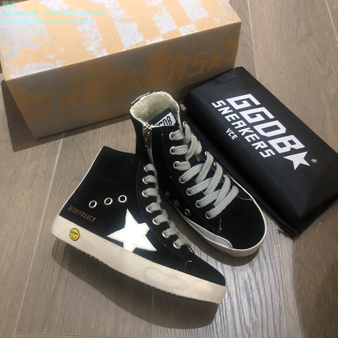 Kids Golden Goose Suede High tops Old School Young Superstar GGDB Sneaker children youth Boy Girl Shoes