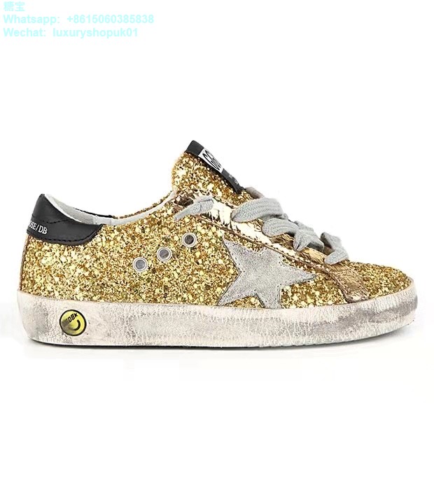 Kids Golden Goose Old School Young Velcro straps edt Superstar GGDB Sneaker children youth Boy Girl Shoes