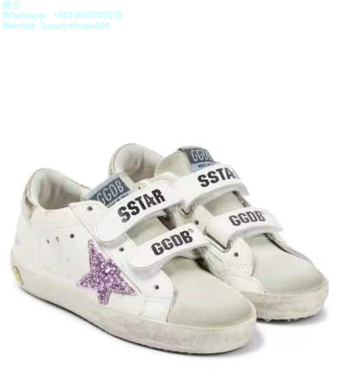 Kids Golden Goose Old School Young Velcro straps edt Superstar GGDB Sneaker children youth Boy Girl Shoes