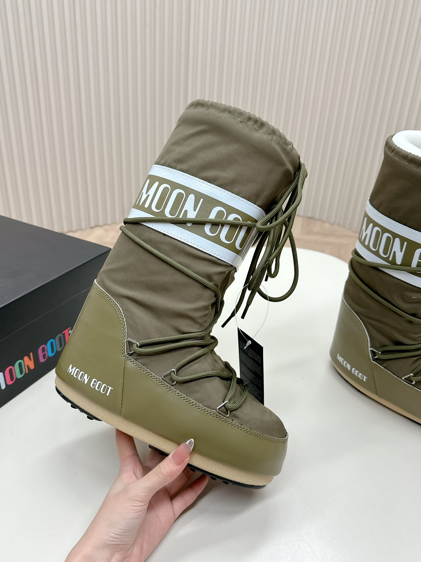 Moon Boot Icon Glance Shell And Faux Leather Nylon Snow Boots Women Snow boots