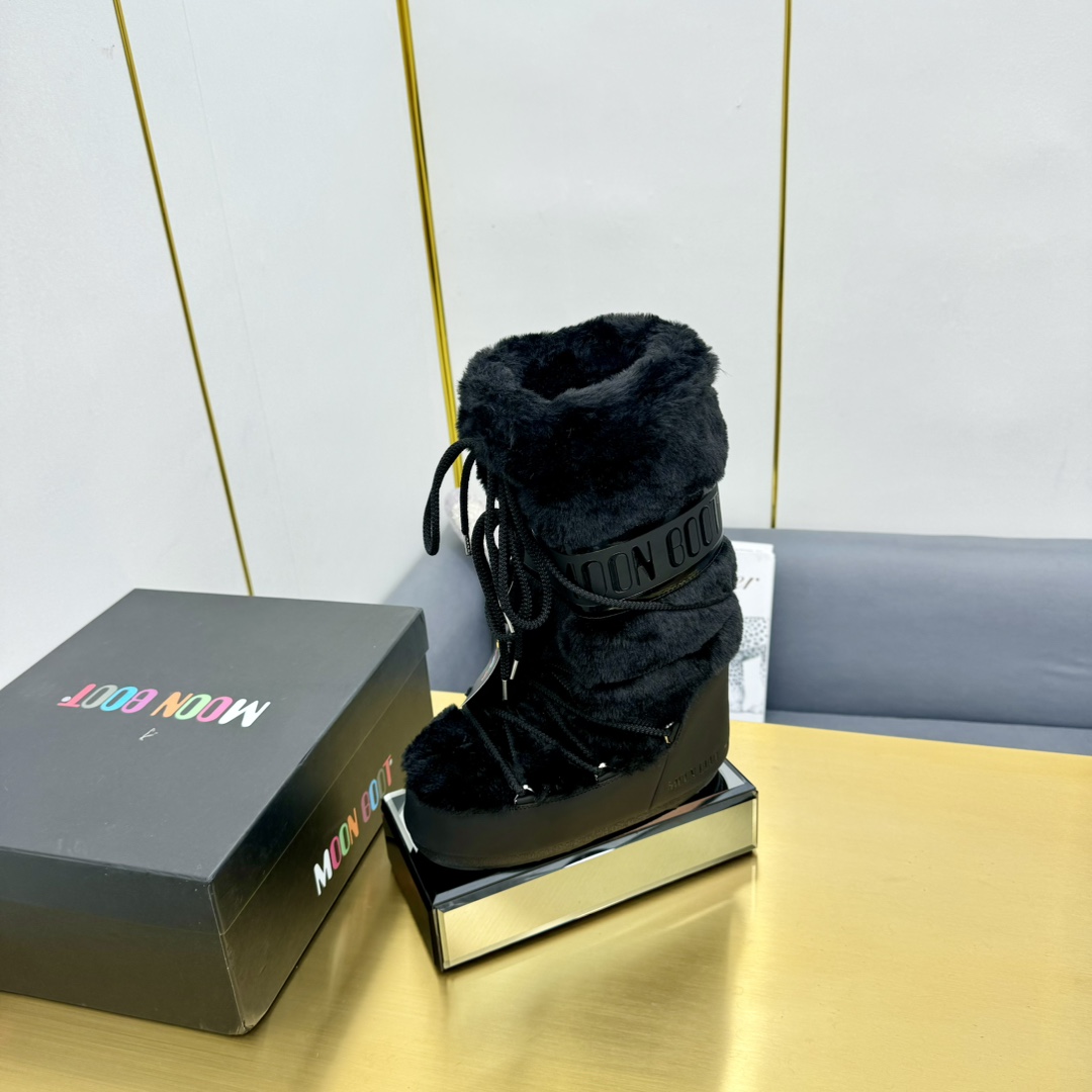 Moon Boot Icon Faux-Fur Boots Women Snow boot
