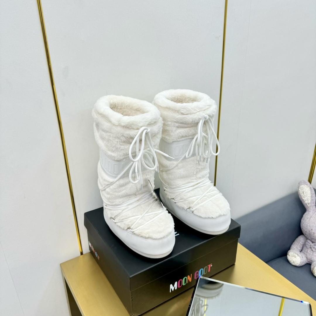 Moon Boot Icon Faux-Fur Boots Women Snow boot
