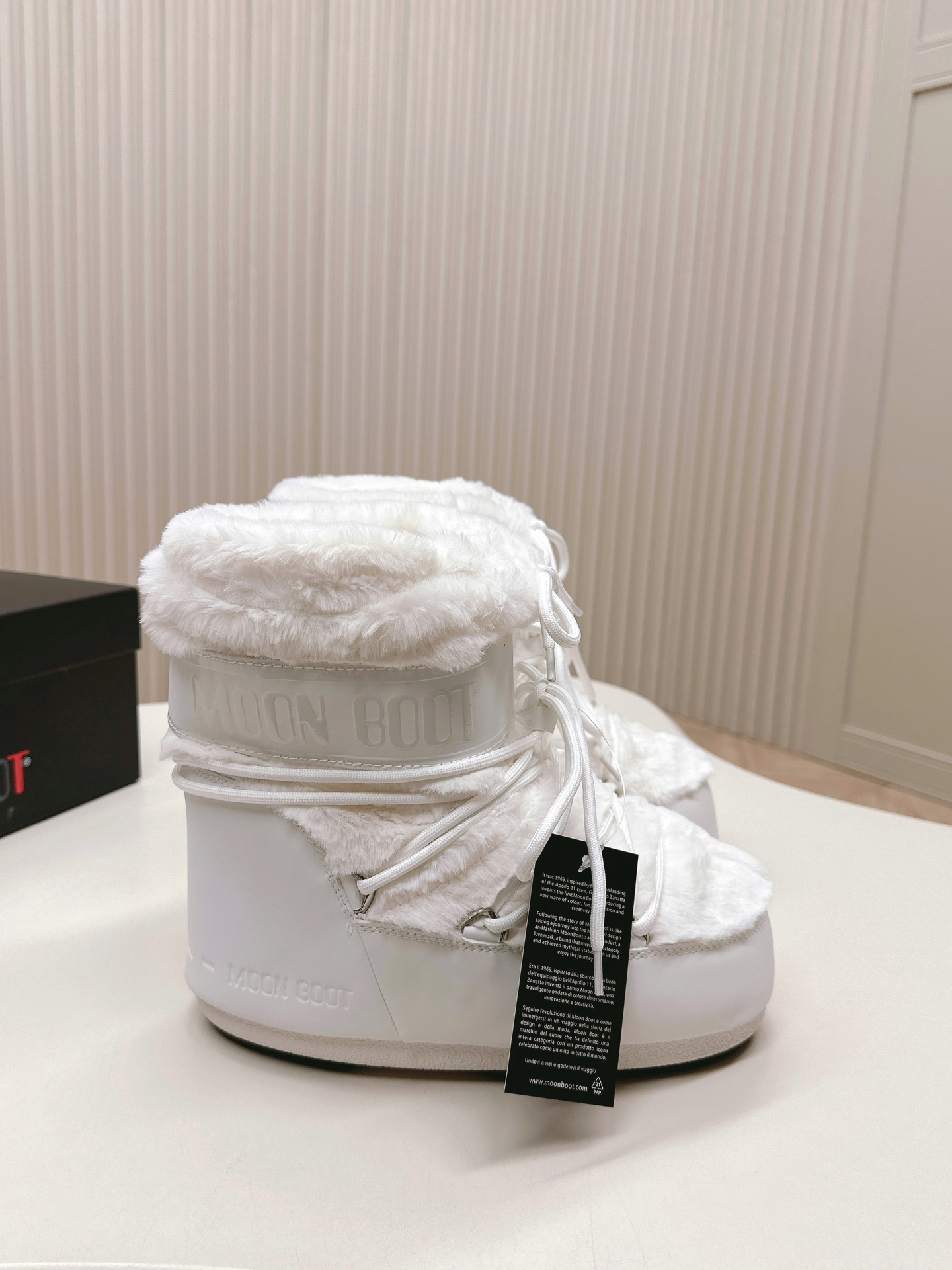 Moon Boot Icon Low Faux Fur Ankle Boots Women Snow boot