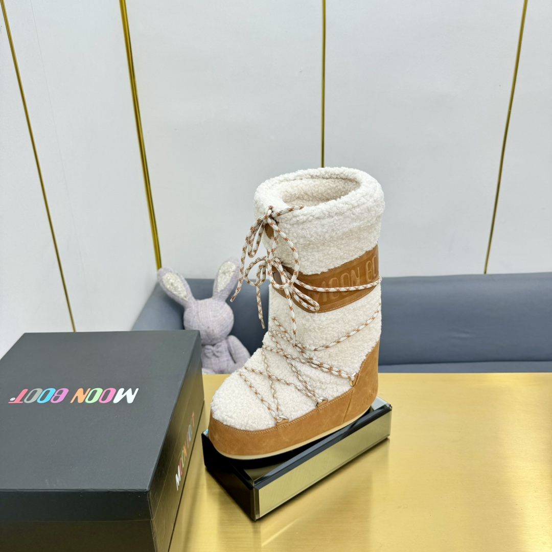 Moon Boot Icon Faux-Fur Boots Women Snow boot