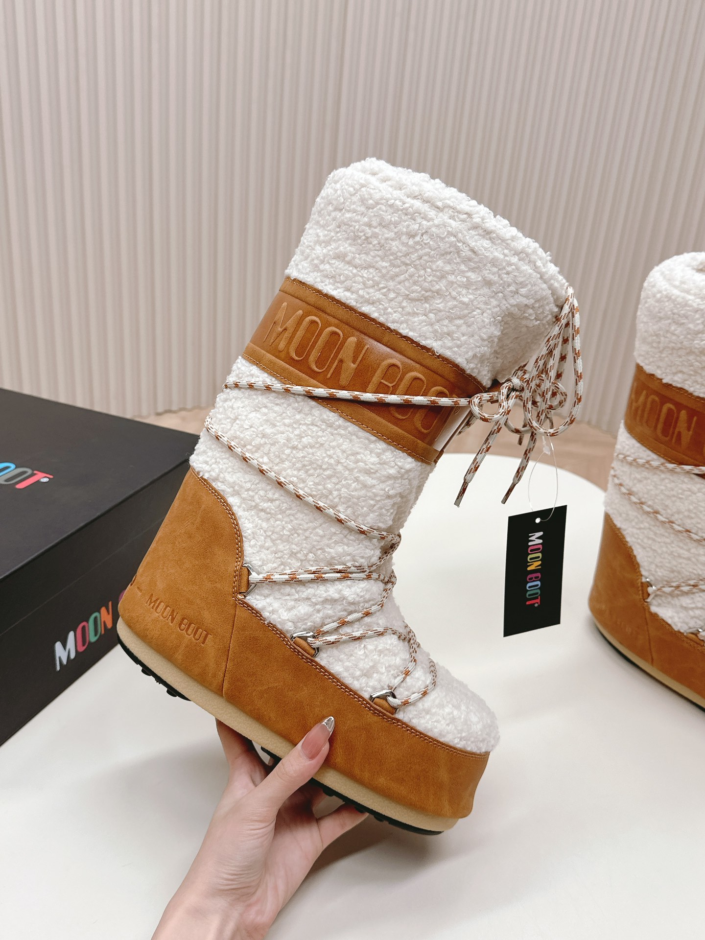 Moon Boot Icon Faux-Fur Boots Women Snow boot