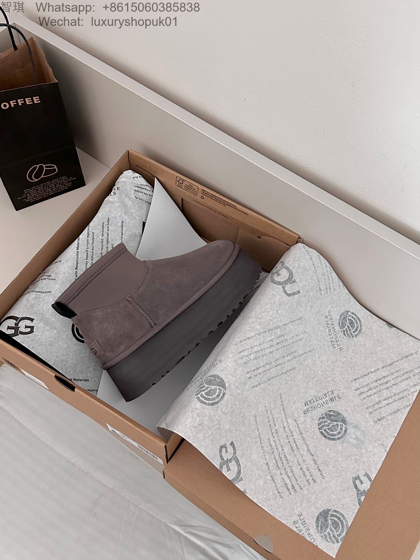 UGG Classic Mini Dipper Platform Boots 50 Women Snow Shoes 1168170