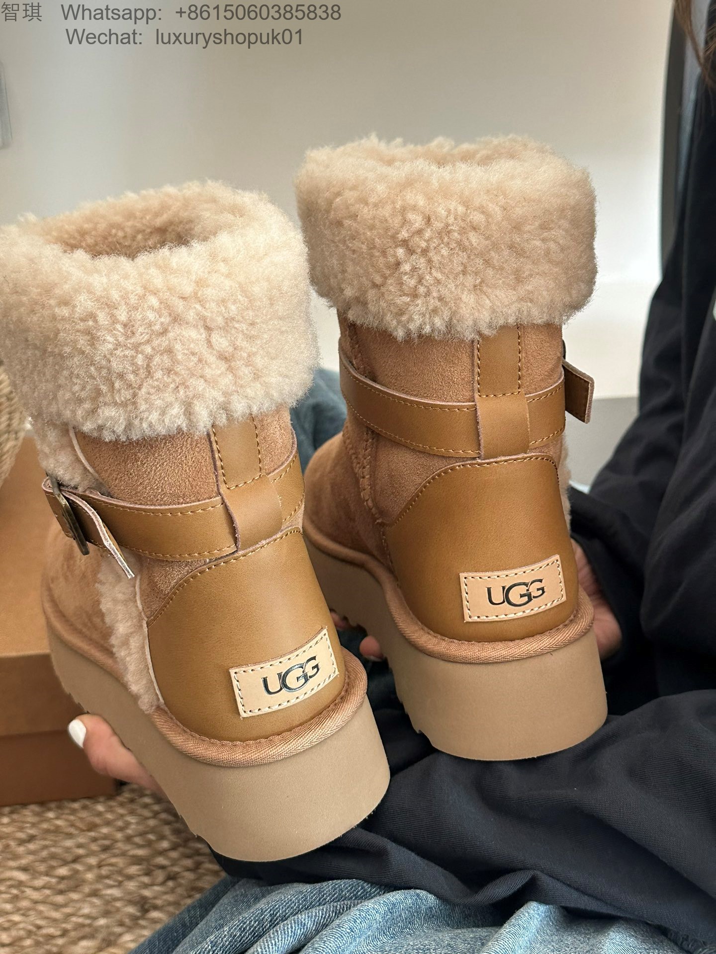 Women UGG Platform Ankle Boots Snow Shoes