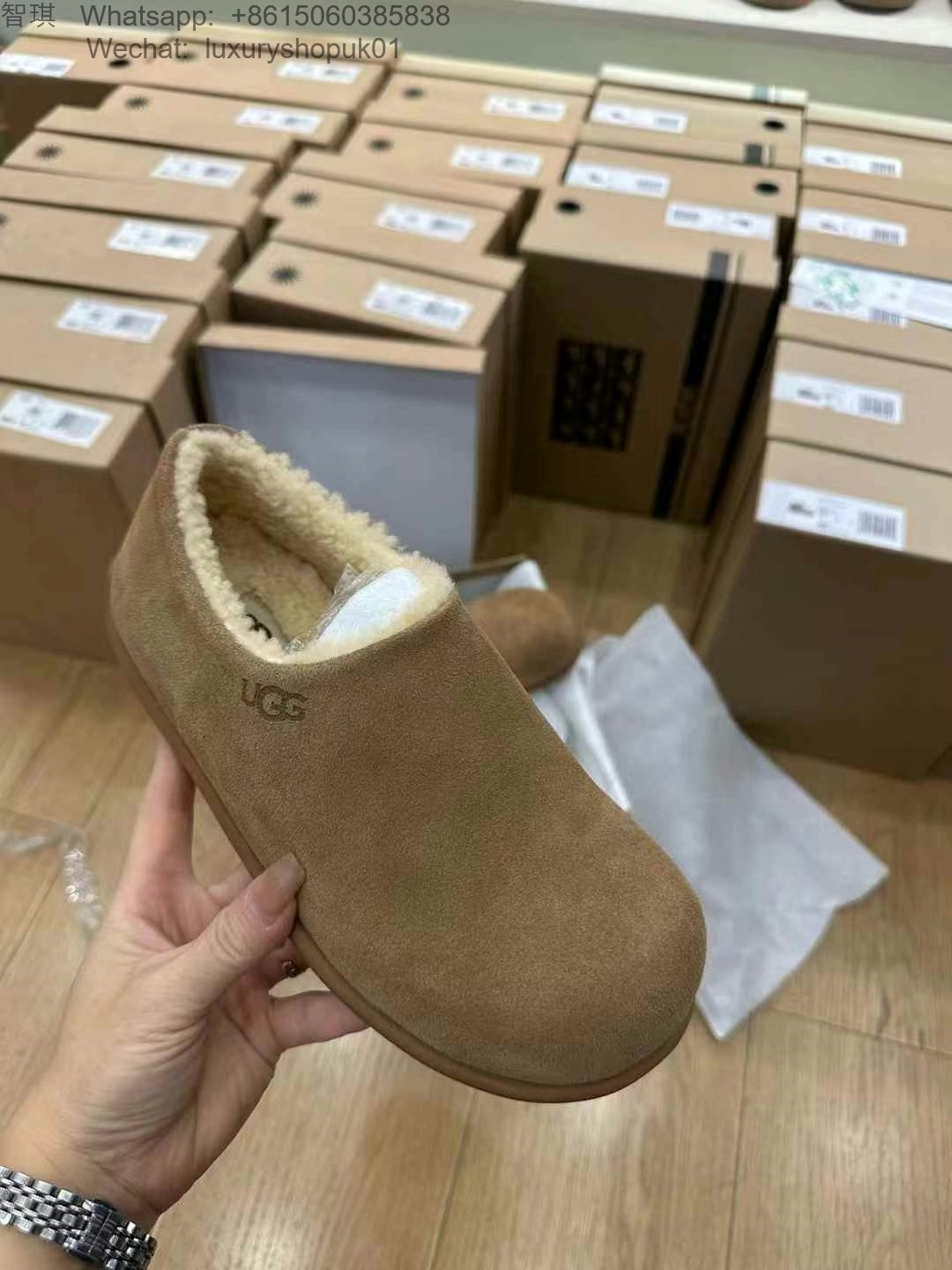 Women UGG Fur Slipper flat