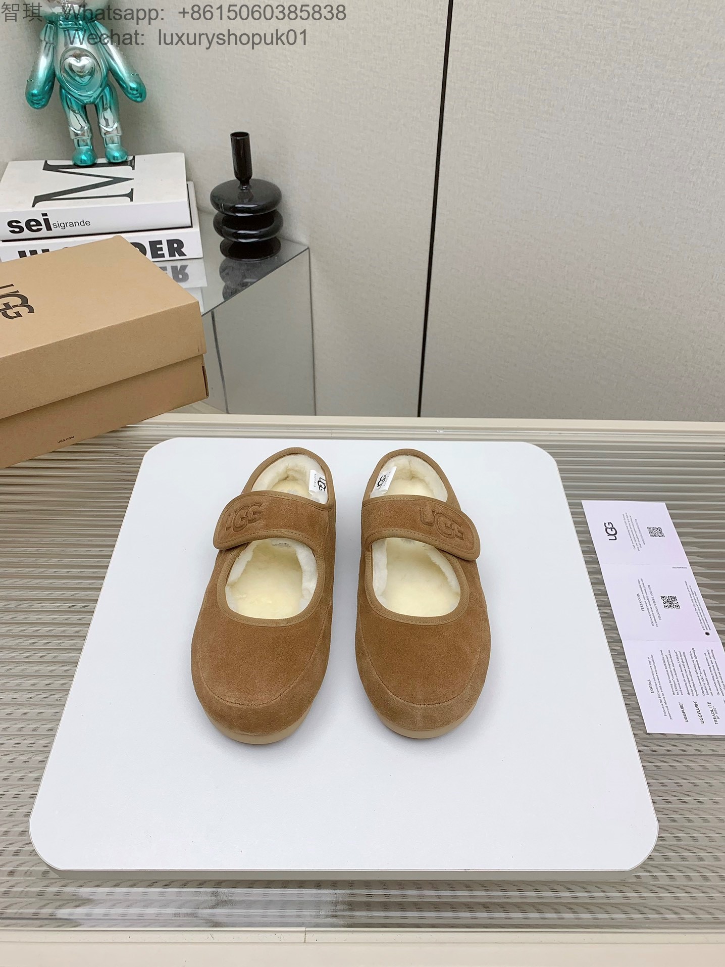 Women UGG Classic Mini Platform flat shoes