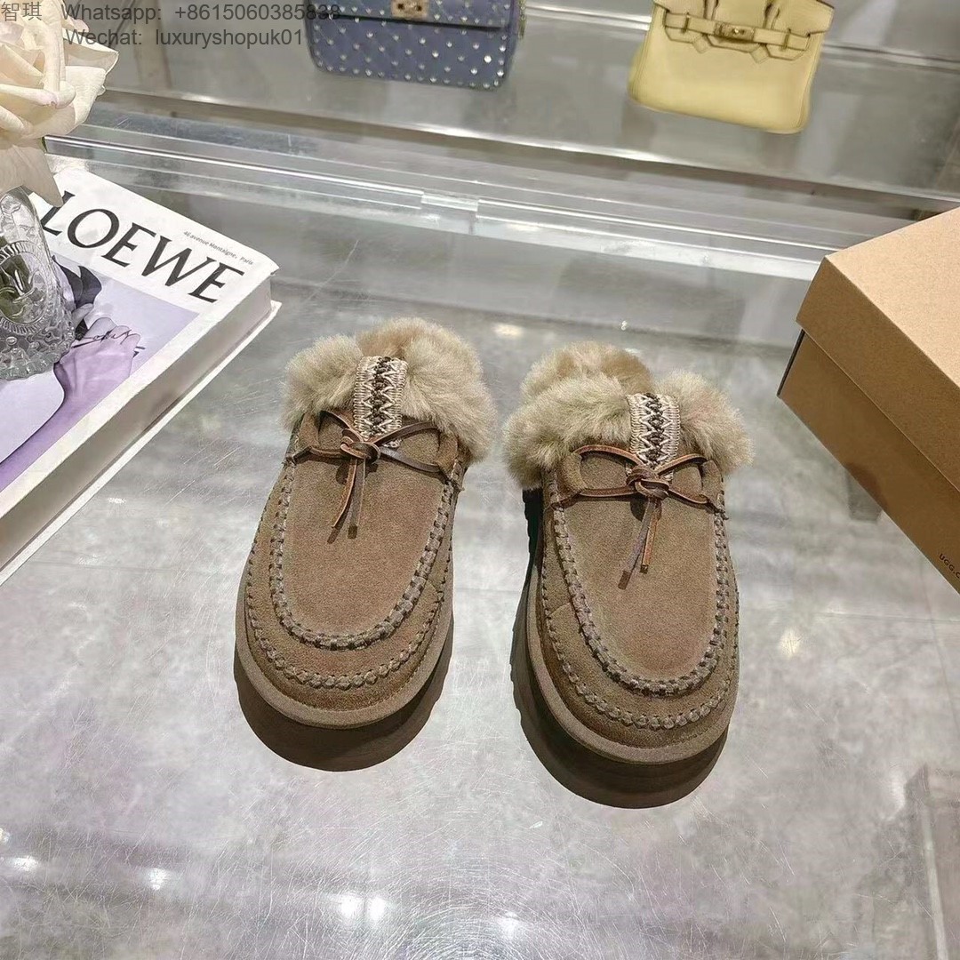 Women UGG Fur Slipper Shoes
