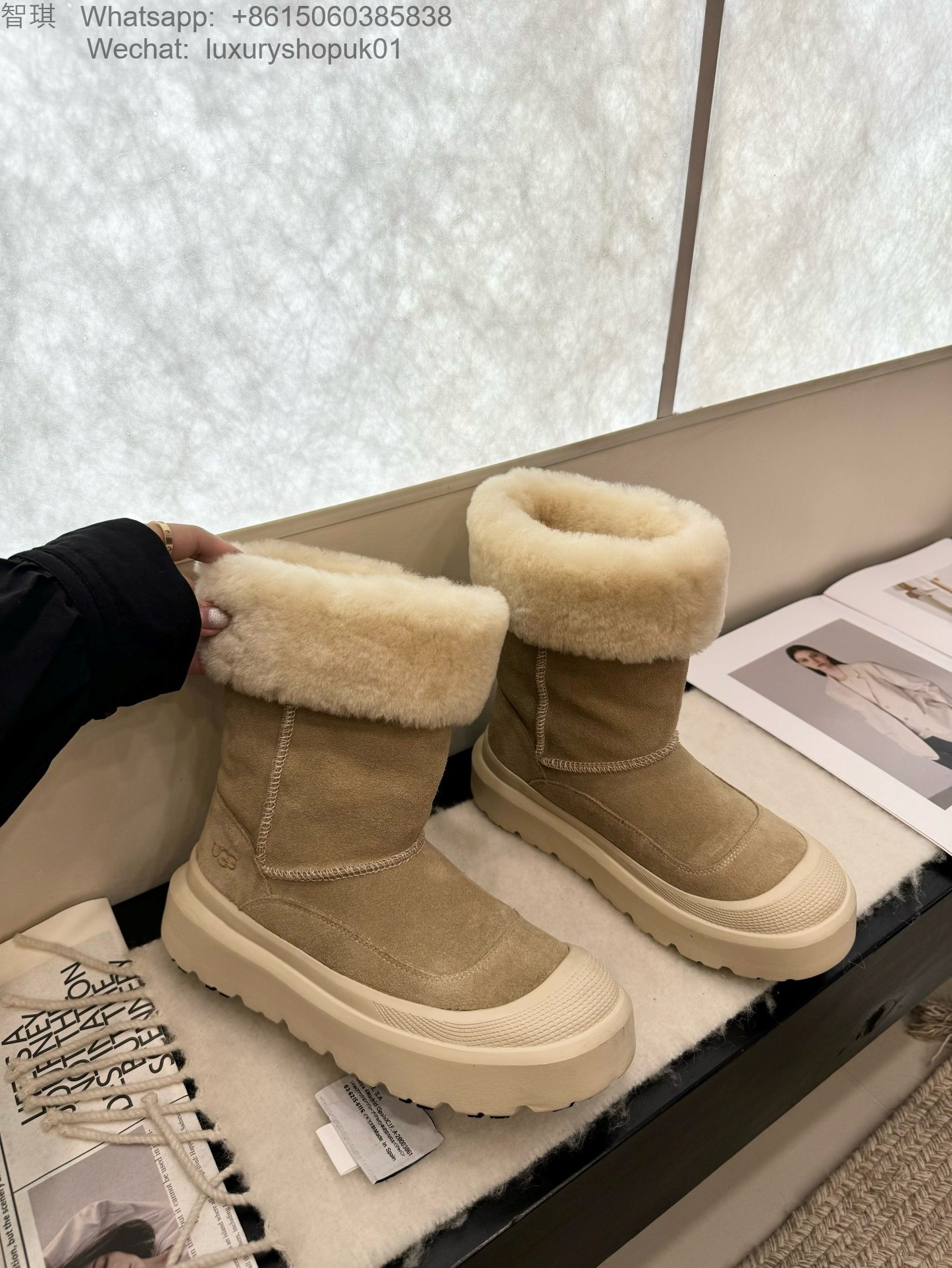 Women UGG Fur Boot Snow Shoes