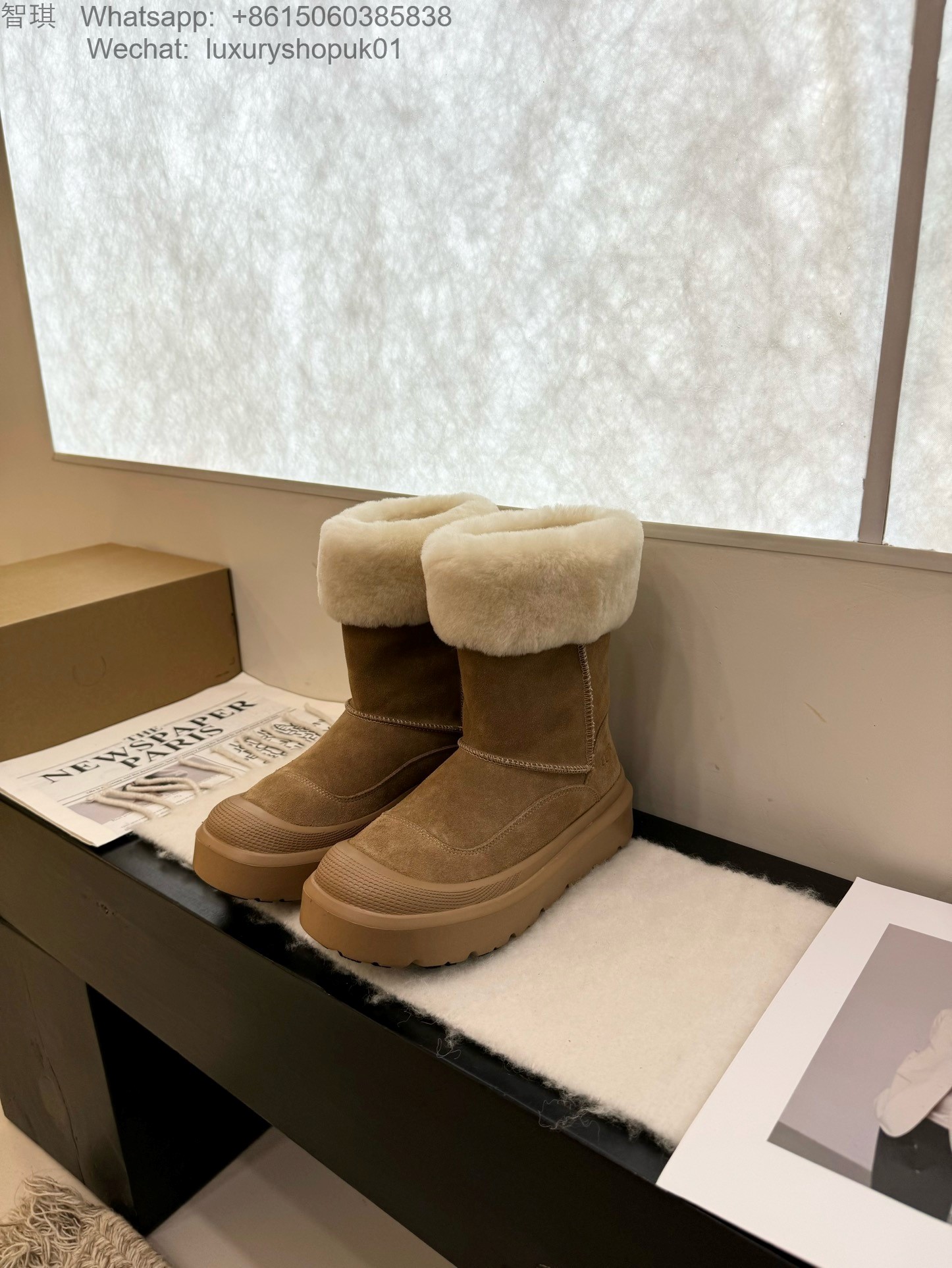 Women UGG Fur Boot Snow Shoes